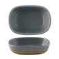 EMERGE - SEATTLE GREY - SHALLOW TRAY - 12CM X 9CM X 3.3CM (6) (Churchill)