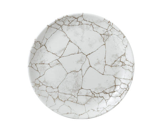 KINTSUGI - AGATE GREY - COUPE PLATE - 26CM (12) (Churchill)