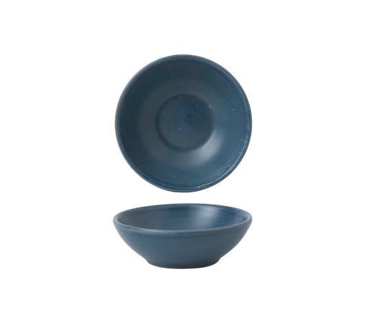 NOURISH - OSLO BLUE - SHALLOW BOWL 20CL (12) (Churchill)