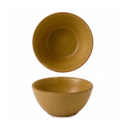 NOURISH - PETRA SAND - CONTOUR SNACK BOWL - 40CL (12) (Churchill)