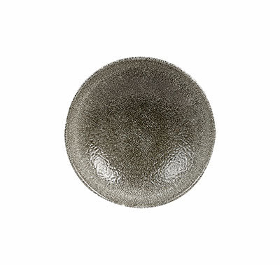 RAKU QUARTZ BLACK - COUPE BOWL - 18.2CM (12) (Churchill)