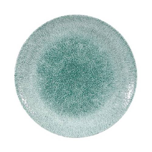 RAKU JADE GREEN - COUPE PLATE - 16.5CM (12) (Churchill)