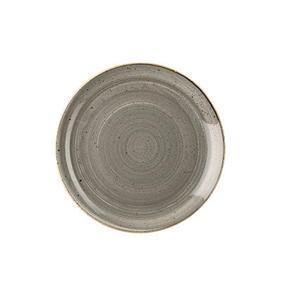 PEPPERCORN GREY - COUPE PLATE 16.5CM (12)