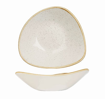 BARLEY WHITE - TRIANGLE BOWL - 18.5CM (12) (Churchill)
