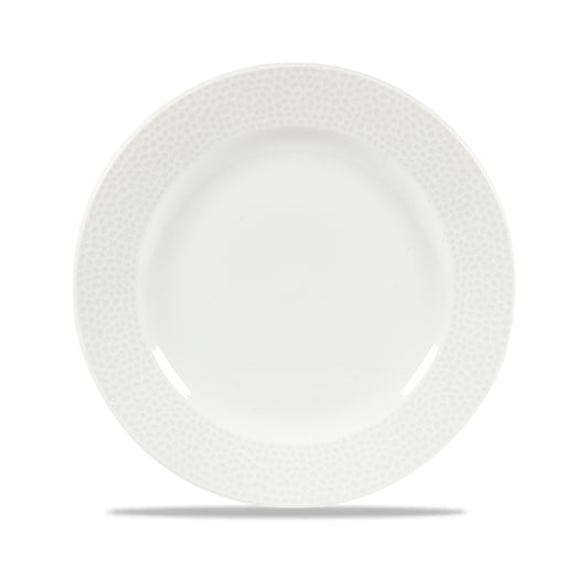 ISLA - WHITE - FOOTED PLATE 23.4CM (12) (Churchill)