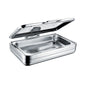 CHAFING DISH INDUCTION - RECTANGULAR WITH GLASS LID 9LT - ELECTRO CHEF LUXELINE