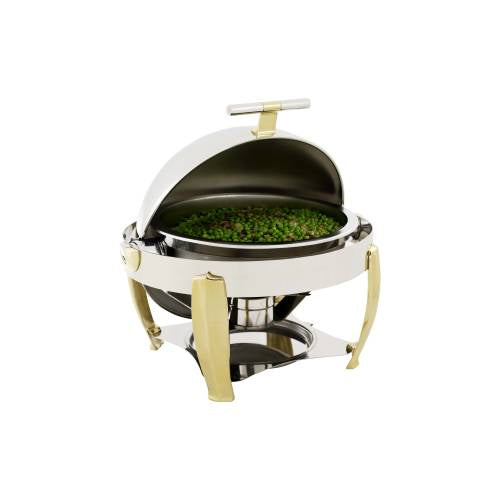 CHAFING DISH DELUX-ROLLTOP (ROUND) 6.8LT (Global)