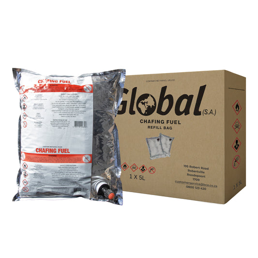 CHAFING FUEL - ALCOHOL REFILL BAG (METHANOL) - 4 X 5LT (Global)