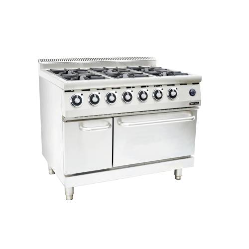 GAS STOVE WITH GAS OVEN ANVIL - 6 BURNER (Anvil)