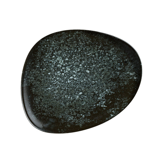 COSMOS BLACK – Organic Coupe Plate – 24 CM (12) (BONNA)