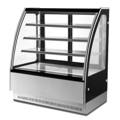 PACIFIC CURVED GLASS DISPLAY- COLD- 1200W X 740D X 1360H