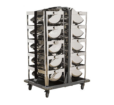 CHAFER STACKING TROLLEY IBIS 980 X 695 X 1546MM (TIGER)