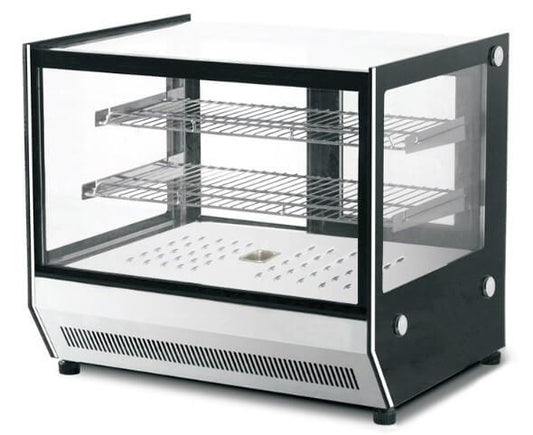 PACIFIC 660MM HEATED DISPLAY (COUNTER MODEL) - SQUARE GLASS