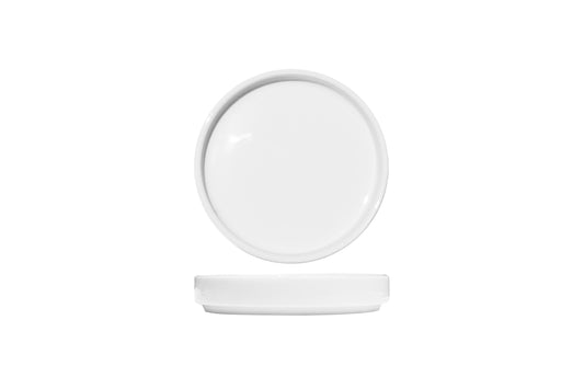 STUDIO - WHITE - FLAT BOWL - 11CM (24) (Fortis)