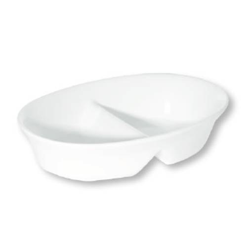 OVAL DIVIDED BOWL - 20CM (12) (Fortis)