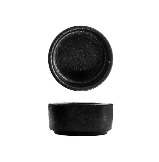 TEMPEST - BLACK - ROUND DISH - BLACK - 6.5CM (24) (Fortis)