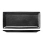 TEMPEST - BLACK - RECTANGULAR TRAY - 37x16CM (12) (Fortis)