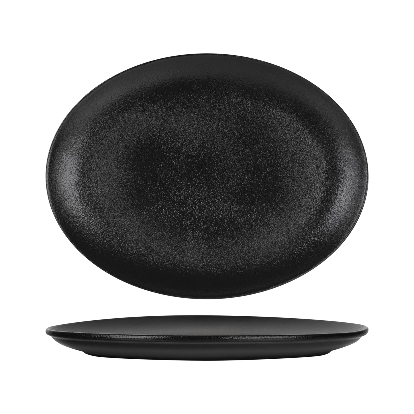TEMPEST - BLACK - OVAL PLATTER - 31CM (12) (Fortis)