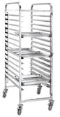 GATTO 15 TIER DOUBLE GASTRONORM TROLLEY STAINLESS STEEL (TRAY SIZE GN2/1)