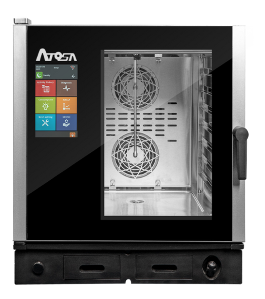 ATOSA SMART TOUCH COMBI OVEN - 7 PAN - ELECTRIC