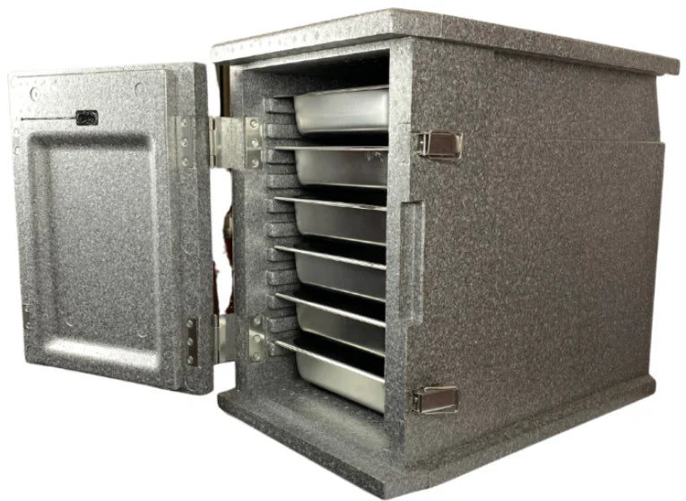GATTO LIGHTWEIGHT INSULATED HOT BOX FRONT LOAD - SINGLE (x6 GN1/1) - EPP MATERIAL