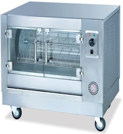 GATTO ELECTRIC CHICKEN ROTISSERIE 4 BASKET 8 CHICKENS