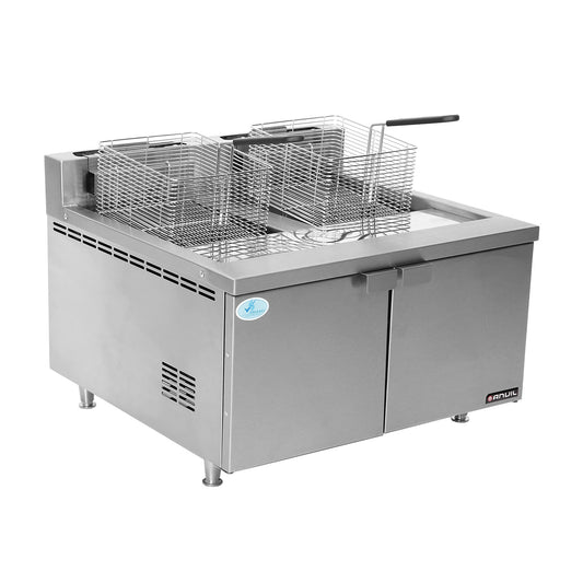 DEEP FRYER ANVIL - DOUBLE PAN - GAS (Anvil)