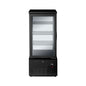 Refrigerated glass display cabinet - 74Lt, Black (POLARCAB)