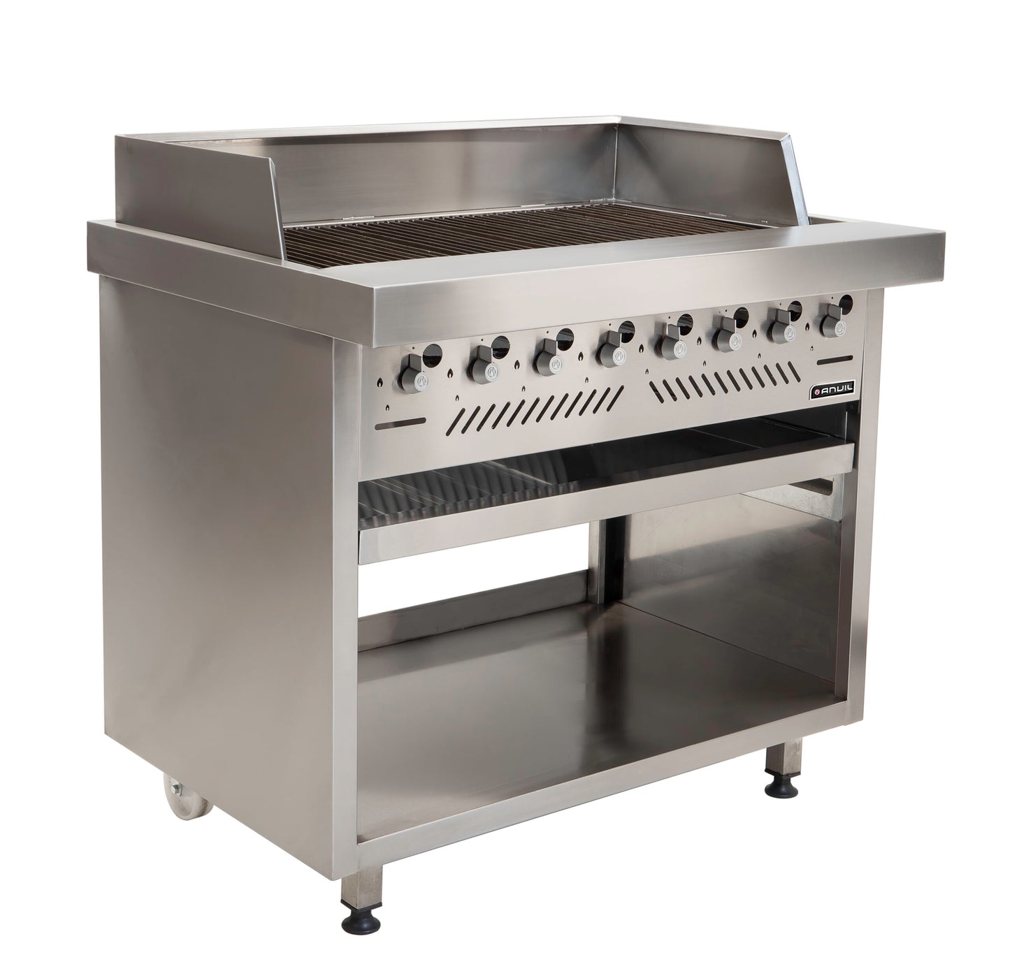GAS GRILLER ANVIL - 8 BURNER RADIANT - FREE STANDING (Anvil)
