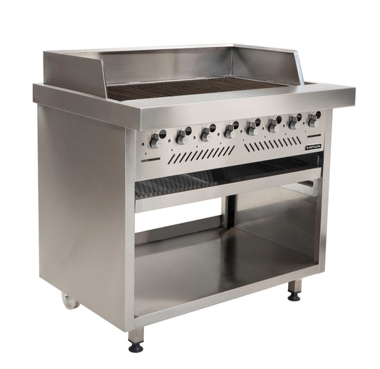 GAS GRILLER ANVIL - 8 BURNER RADIANT - FREE STANDING (Anvil)