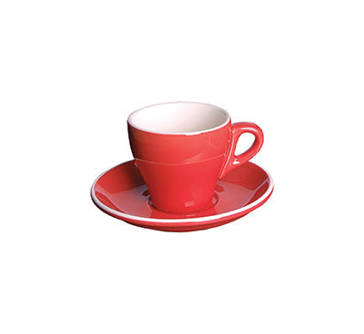 ESPRESSO SAUCER RED - 11.9CM (12) (Fortis)