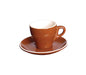 CAPPUCCINO SAUCER BROWN - 16CM (12) (Fortis)