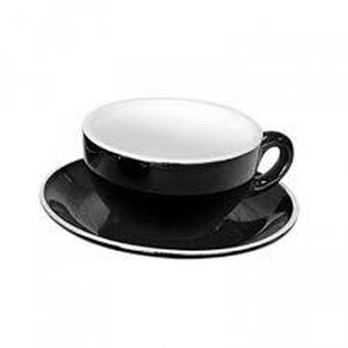 OPEN CAPPUCCINO CUP BLACK - 21CL (12) (Fortis)