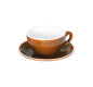 CAPPUCCINO SAUCER BROWN - 14CM (12) (Fortis)