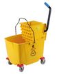 GATTO PLASTIC BUCKET & WRINGER - YELLOW - 32 LT