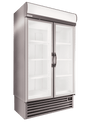 STAYCOLD Upright Double Glass Door Freezer