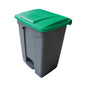 PEDAL BIN – 68 LITRE GREEN