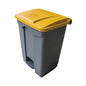 PEDAL BIN – 68 LITRE YELLOW