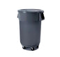 ROUND REFUSE BIN WITH FLAT LID 120LT 560 X 820MM (Global)
