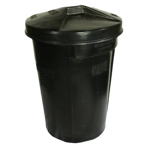 REFUSE BIN 85LT (BLACK) 450 X 630MM (INCLUDES LID) (Global)