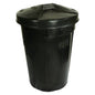REFUSE BIN 85LT (BLACK) 450 X 630MM (INCLUDES LID) (Global)