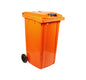 MOBILE REFUSE BIN 120LT (ORANGE) PAPER (Global)