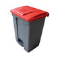 PEDAL BIN PLASTIC – 68 LITRE RED