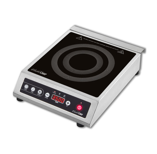 INDUCTION HOB STAND- S/STEEL (SQUARE) SINGLE - ELECTRO CHEF