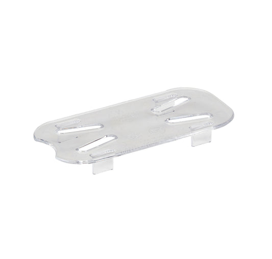 POLYCARBONATE CLEAR DRAIN SHELF FOR 1/9 PANS (Cambro)