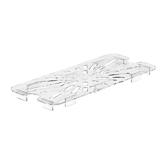 POLYCARBONATE CLEAR DRAIN SHELF FOR 1/3 PANS