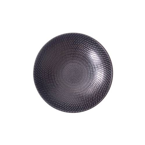 BLACK SWIRL - ROUND BOWL - 24CM (12) (Luzerne)