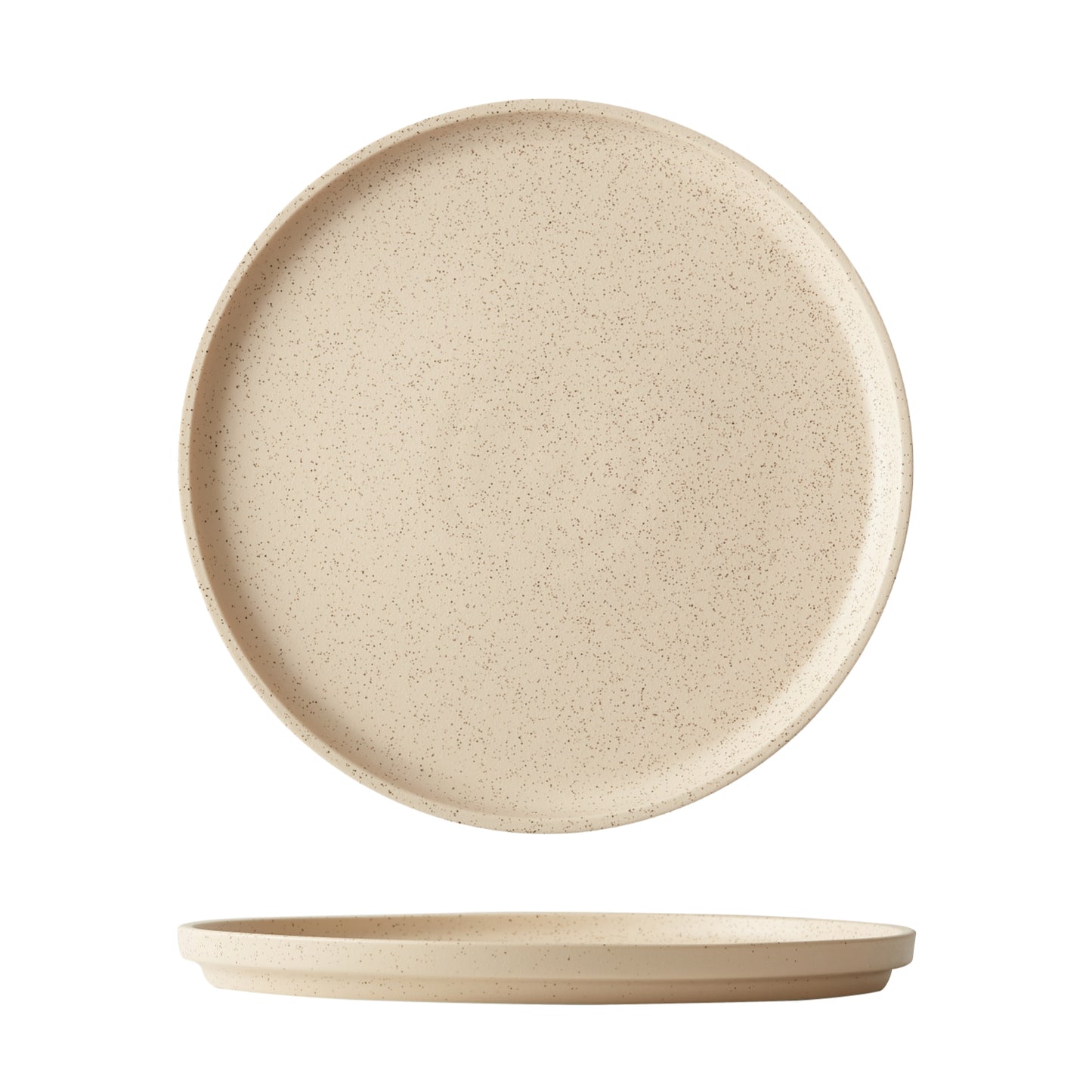 DUNE - CLAY - WALLED PLATE - 27CM (12) (Luzerne)