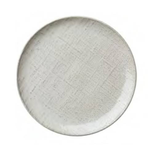 KNIT - REACTIVE WHITE - COUPE STARTER / DESSERT PLATE 21CM (24) (Luzerne)