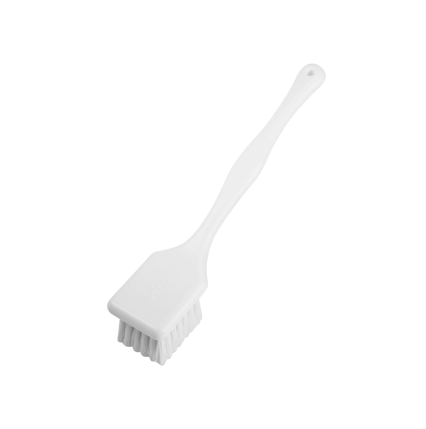 LONG HANDLE SCRUB – SOFT BRISTLE WHITE – 355MM